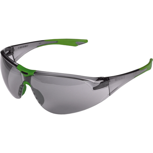 KKD ANTI-FOG vernebriller for pasient NEW-STYLE stk. Grønn ramme, røykgrått glass