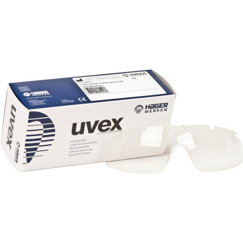 Hager iSpec Super Lite Fit stk. Erstatningslinse fargeløs, UV-område 2-1.2