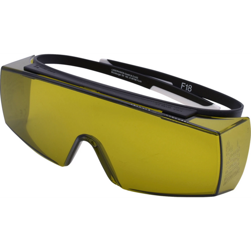 Hager iSpec laser beskyttelsesbriller over-briller stk. Laserbriller gul