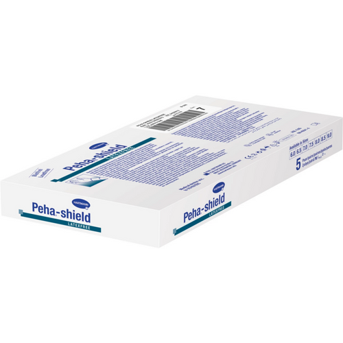 Peha-shield latexfree 50 par pudderfrie, sorte, størrelse 7.0