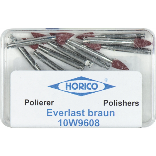 Everlast 10 stk. brun, RA, figurformet topp