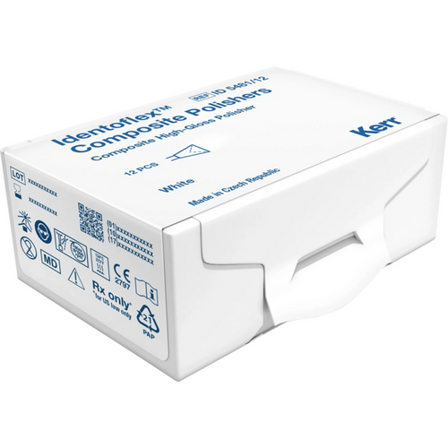 Identoflex komposittpolerere 12 stk. hvit, RA, form beger, 10 mm, 7 mm