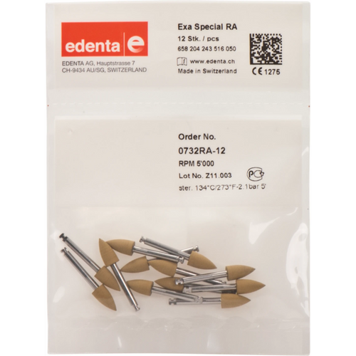 Exa Special 12 stk gul, RA, fasong 243, 10 mm, ISO 050