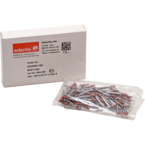 Alphaflex 100 stk. brun, RA, fasong 243, 6 mm, ISO 030