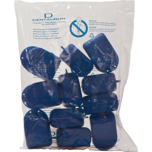 Boks for klammer 10 Stk. blå, maxi