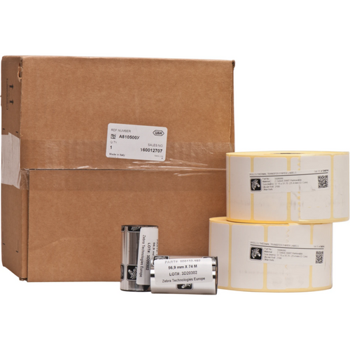 LisaSafe 2 med 2100 etiketter hver og 2 skriverpatroner