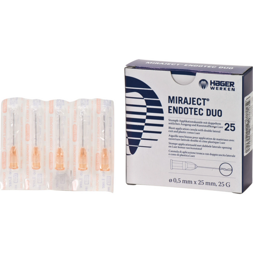 MIRAJECT ENDOTEC DUO 25 stk., G25 0,5 x 25 mm