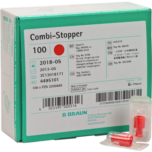 Combi-Stopper låsekjegler 100 stk. røde