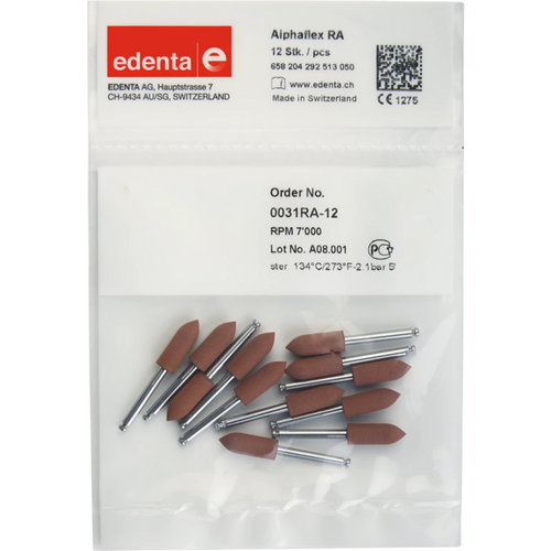 Alphaflex 12 stk. brun, RA, fasong 292, 14 mm, ISO 050