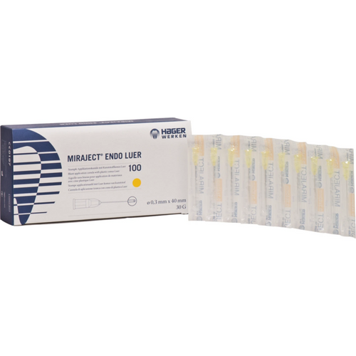 MIRAJECT ENDO LUER 100 stk,  0,3 x 40 mm