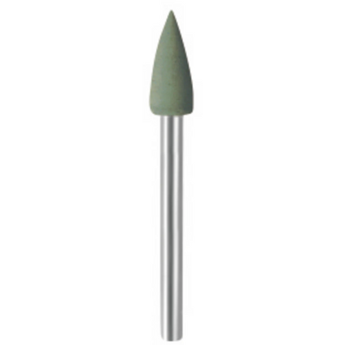 EVEFLEX polerer 10 stykker grønn fin, FG, flammeformet, 3 x 6,5 mm