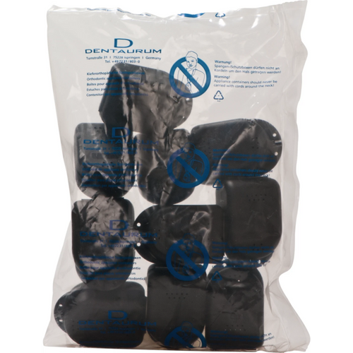 Klammerboks 10 stk. svarte, maxi