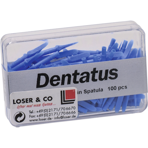 EVA PROPHYLAXIS SYSTEM 100 stk blå, tynne, spatel-formede