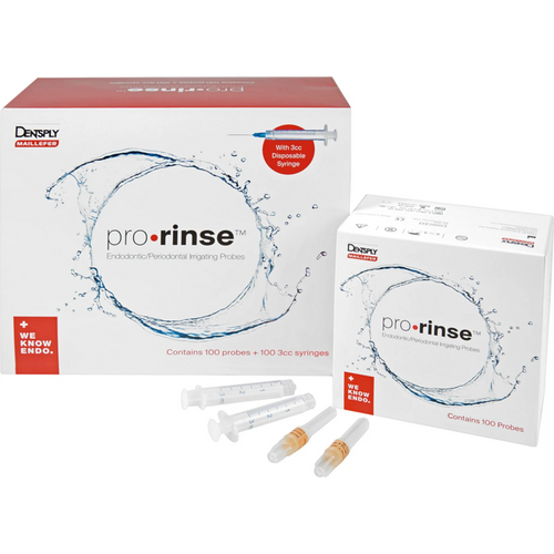 pro.rinse 100 stk. oransje, Ø 0,51 mm, 24GA, 100 sprøyter