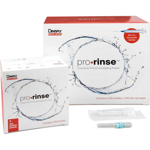 pro.rinse 100 stk blå, Ø 0,30 mm, 30GA, 100 sprøyter