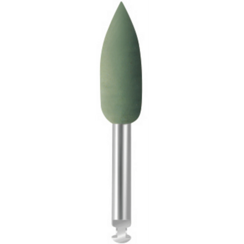 EVEFLEX polerer 10 stk. grønn fin, RA, flammeform, 5,5 x 15 mm