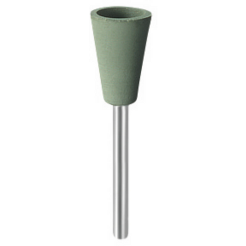 EVEFLEX polerer 100 stk. grønne, fine, FG, omvendt kjegleform, 6 x 8 mm