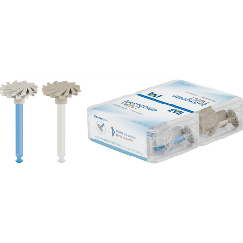 EVE EASYCOMP sett 20 stk blå medium, 20 stk hvit fin, RA, twist-form, 11 x 1,6 mm