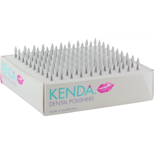 KENDA Hybrid 100 stk. hvitaktig/grå medium, RA, fasong 243 liten spiss, 7 mm, ISO 030