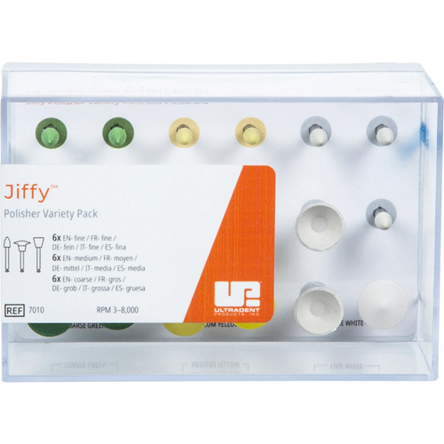Jiffy Original Composite System polerer poleringssortimentpakke 18 polerere (grov, medium, fin), RA
