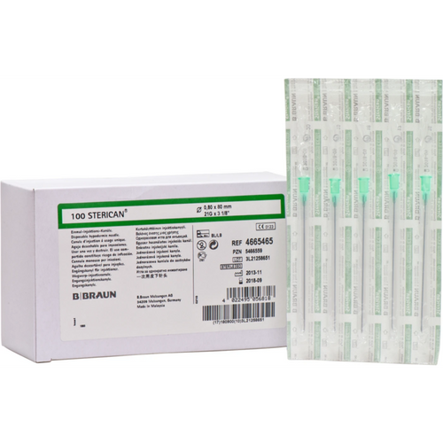 Sterican Deep intramuskulær 100 stk grønne, G21 0,8 x 80 mm