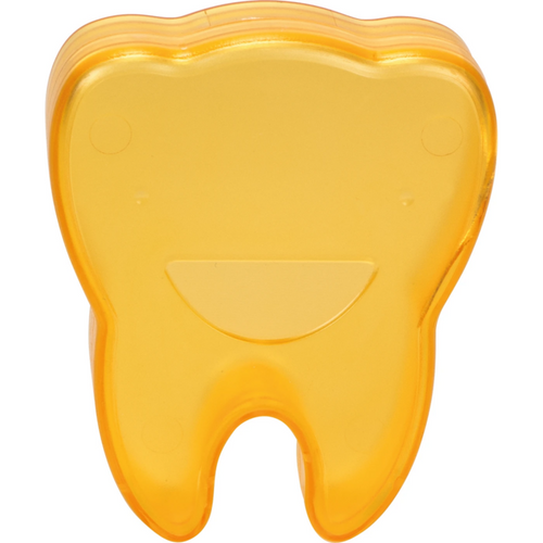 Tannbokser stk. oransje, dimensjoner (65 x 55 x 15 mm)