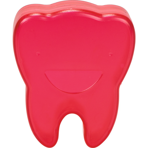 Tannbokser stk. rød, dimensjon (65 x 55 x 15 mm)