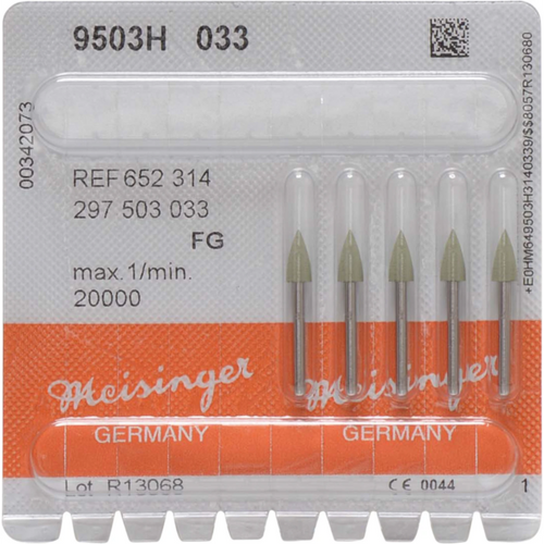 Universal polerere 9503 5 stk. grønn fin, FG, figur 297, 7,5 mm, ISO 033