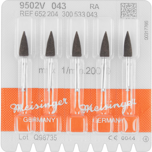 Universal polerere 9502 5 stk. svart grov, RA, figur 300, 12 mm, ISO 043