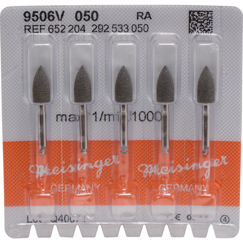 Universal polerere 9506 5 stk., svart, grov, RA, fasong 292, 10 mm, ISO 050