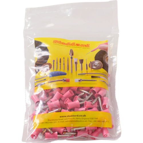 SMART Line gummipolerer 100 stk., lateksfri, RA, myk rosa, 10 mm