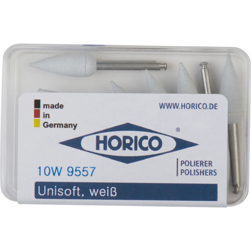 Unisoft 10 stk RA, hvit, stor flammeform