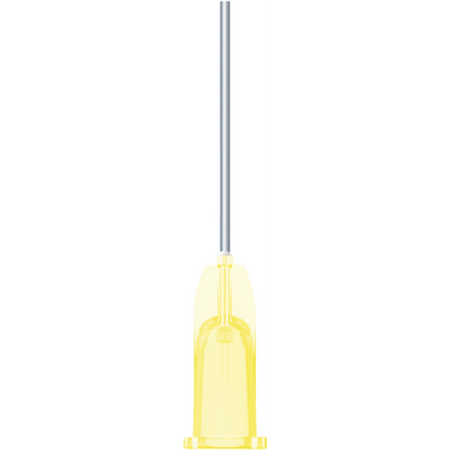 transcodent engangs pastakanyler 100 stk gul, 0,9 x 23 mm med Luer &amp; Lock