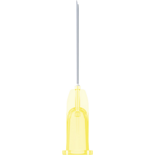 transcodent engangs injeksjonsnåler Luer 100 stk. gul, G30, 0,3 x 23 mm