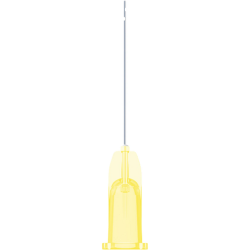 transcodent Endo Irrigasjonskanyler 25 stk. gul, 2 sideåpninger, G30 0,3 x 25 mm