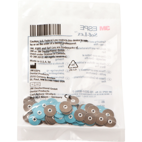 Sof-Lex pusseskiver 85 skiver 12,7 mm, fin