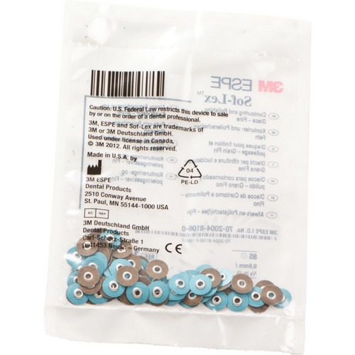 Sof-Lex pusseskiver 85 skiver 9,5 mm, fin