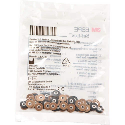 Sof-Lex pusseskiver 85 skiver 9,5 mm, grov