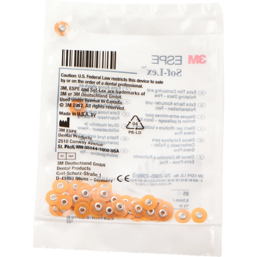 Sof-Lex pusseskiver 85 skiver XT 9,5 mm, fin