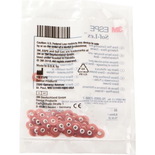 Sof-Lex pusseskiver 85 skiver XT 9,5 mm, grov