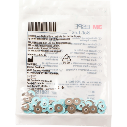 Sof-Lex pusseskiver 85 skiver 9,5 mm, ekstra fin