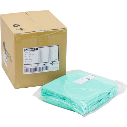 Beskyttelsestrekk usteril 50 stk. grønn, L, 114 cm