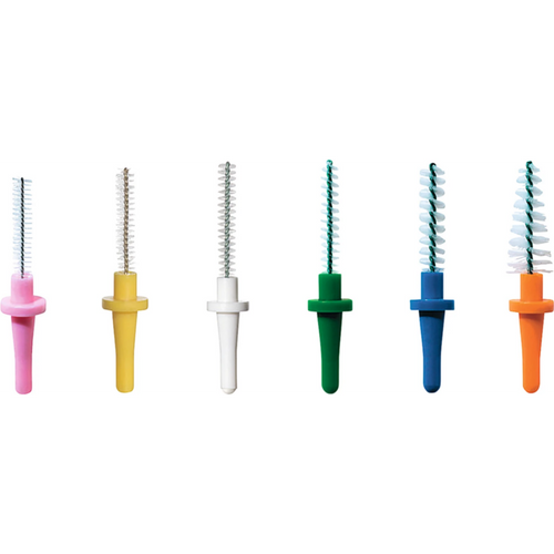 Pic-Brush erstatningsbørster 12 x 2 stk. (rosa, gul, hvit, grønn, blå, oransje)