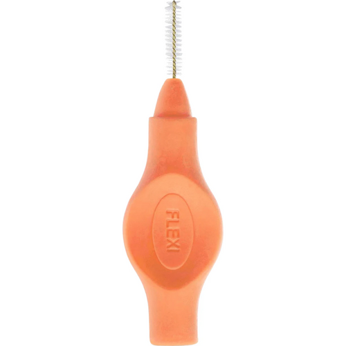 FLEXI interdentalbørster PHD 6 stk mandarin, PHD 0,8 (Ø 0,45 mm), ISO 1