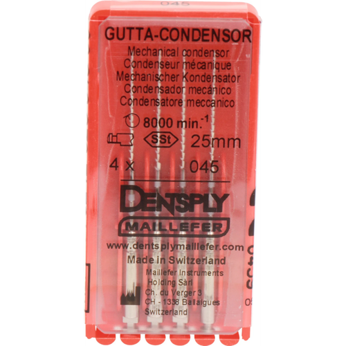Gutta condenser 4 stk. 25 mm, ISO 045