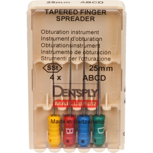 Finger spreader konisk assortert 4 stk. 25 mm, størrelse a-D