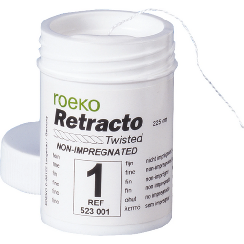 roeko Retracto, rotert 225 cm retraksjonstråd uimpregnert fin