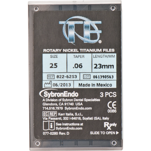 TF file system 3 stk. 23 mm, Taper.06 ISO 025