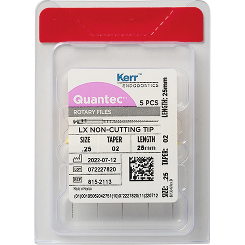 Quantec Axxess LX 5 stk. 25 mm, Taper.02 ISO 025