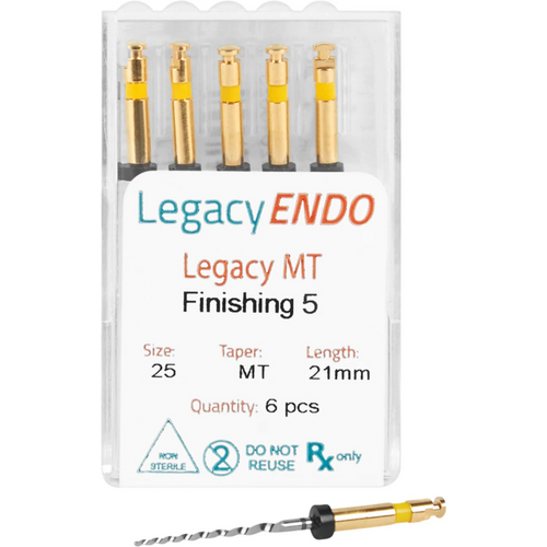 LegacyENDO Multi Taper 6 finishing-filer 21 mm, ISO 050